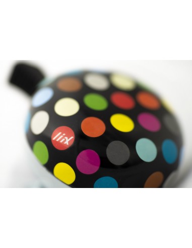 Liix Mini Ding Dong Sonnette Polka  mix points noir