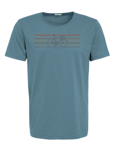 T-Shirt BIKE HAPPY sloppy blue