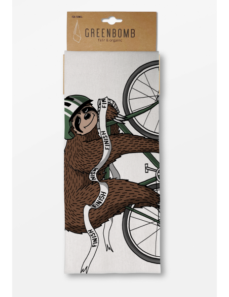 Torchon - Tea Towel ANIMAL SLOTH FINISH