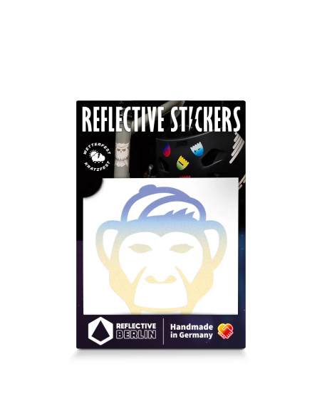 Reflektierender Sticker Affe