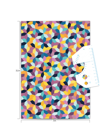 Grande feuille d'autocollants DIY BLOOM WILD FLOWERS