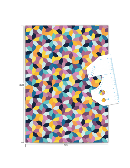 Grande feuille d'autocollants DIY BLOOM WILD FLOWERS