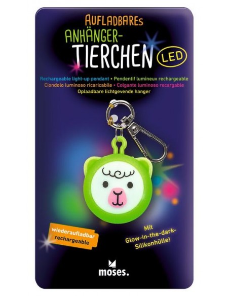 Petit animal rechargeable à suspendre LED