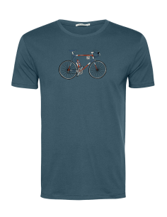 T'Shirt BIKE MIKKEL blue stone 2