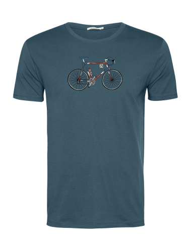 T'Shirt BIKE MIKKEL blue stone