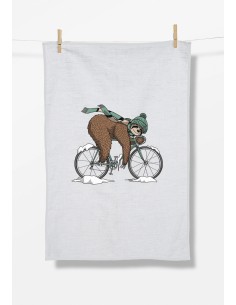 Torchon - Tea Towel ANIMAL SLOTH ICE