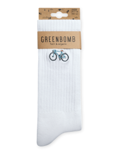 Bike Vintage Tennis Socken weiss 2