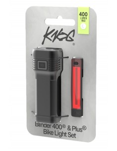 Kit d'éclairage Knog Blinder 400 & feu arrière Plus 2