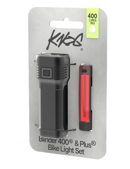 Kit d'éclairage Knog Blinder 400 & feu arrière Plus