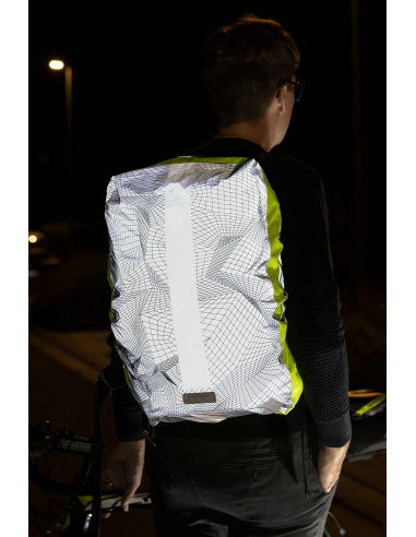 Vollständig reflektierender Rucksacküberzug CHUNK  20-25 l