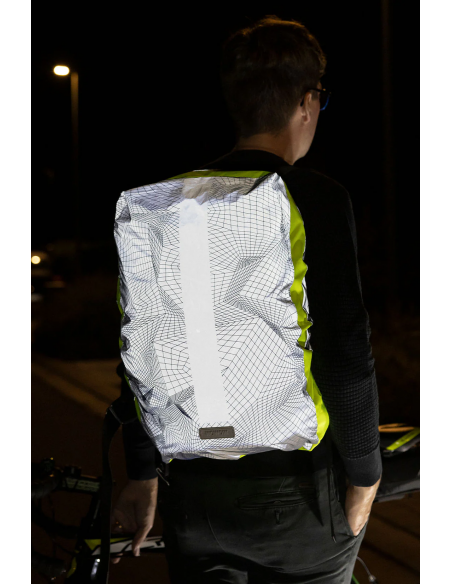 Vollständig reflektierender Rucksacküberzug CHUNK  20-25 l