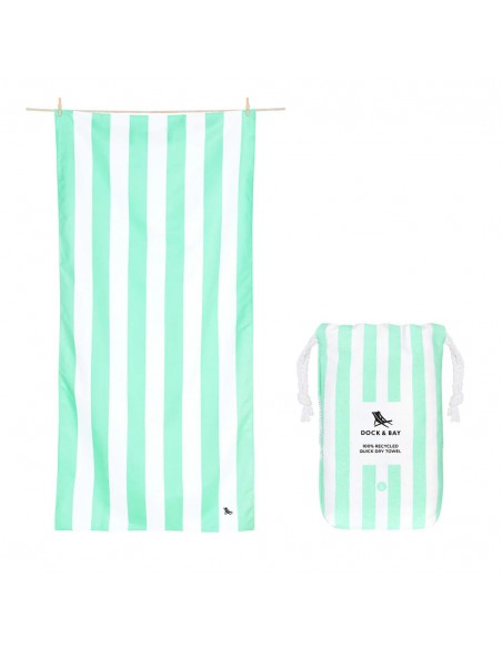 Towel de voyage Beach NARRABEEN GREEN large