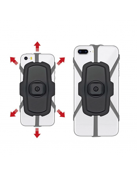 Smartphone Halterung an Lenker von KlickFix