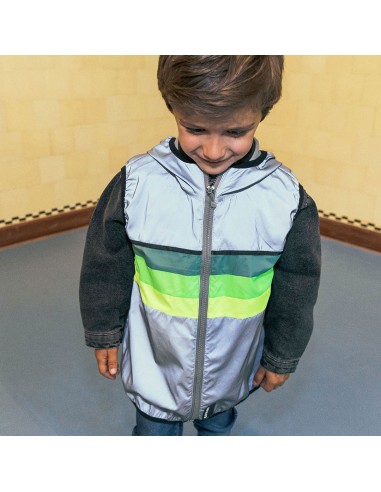 Vollständig reflektierende Kinderweste NORTH