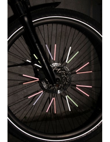 Farbige Speichenreflektoren CASPER multi coral reflective