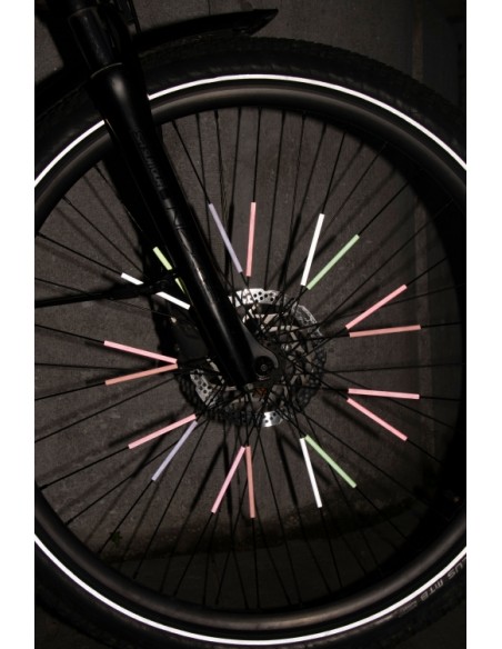 Farbige Speichenreflektoren CASPER multi coral reflective