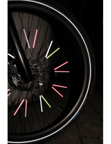 Farbige Speichenreflektoren CASPER multi coral reflective