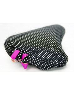 Liix Sattelüberzug POLKA DOTS black 2