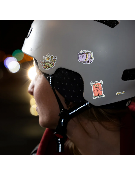 Autocollants réfléchissants enfant Monster