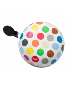 XXL Ding Dong Glocke Polka Big mix dots white