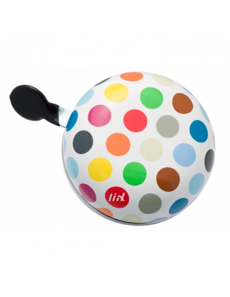 XXL Ding Dong Glocke Polka Big mix dots white