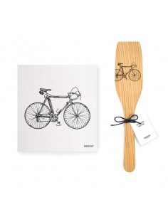Set / Schwammtuch Rennrad + Pfannenwender Rennrad