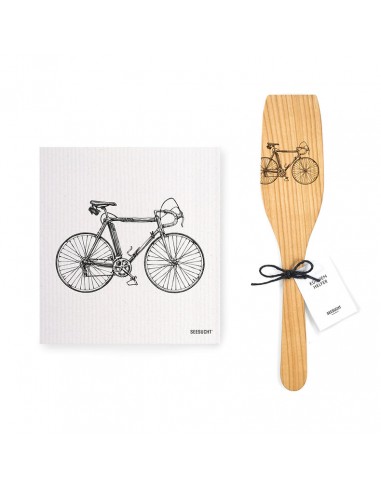 Set / Schwammtuch Rennrad + Pfannenwender Rennrad