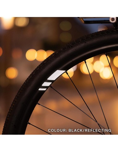 Autocollants réfléchissants jantes RIM - Race 40mm noir