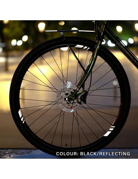 Autocollants réfléchissants jantes RIM - Race 40mm noir