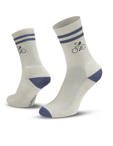 Chaussettes Le Patron CREW CYCLIST bleu