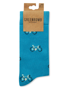 Bike Vintage Socken blue mix 2