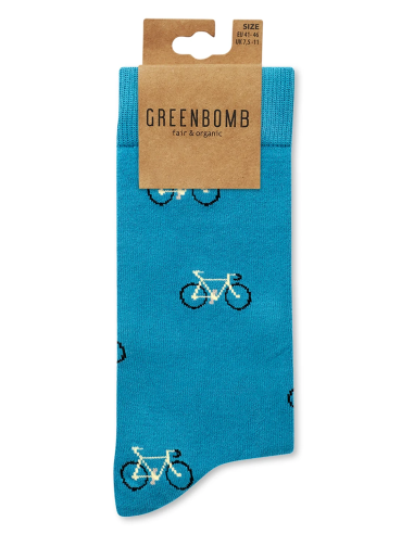 Bike Vintage Socken blue mix