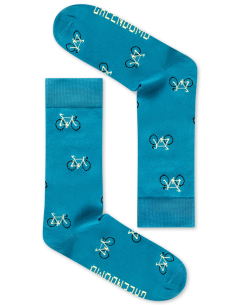 Chaussettes Bike Vintage blue mix