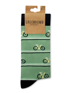 Chaussettes Bike Triple Stripes pale green 2