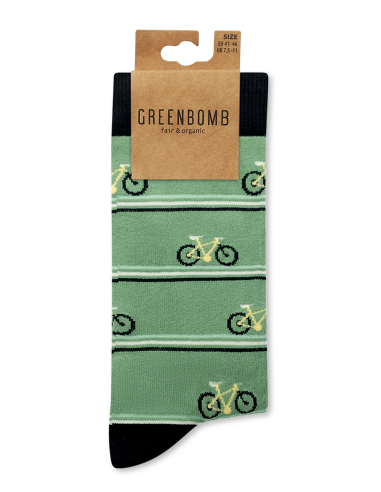 Chaussettes Bike Triple Stripes pale green