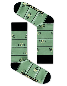 Chaussettes Bike Triple Stripes pale green