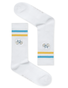 Bike Loop Tennis Socken weiss