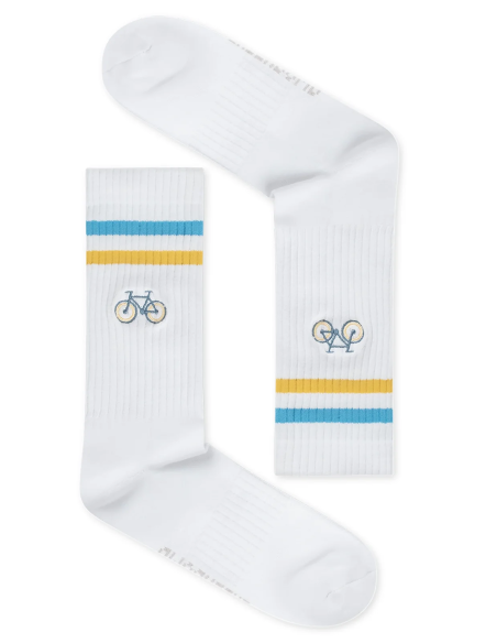 Bike Loop Tennis Socken weiss