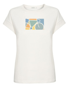 T-shirt femme BIKE WINDOW moonstone
