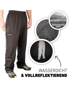 Ultimate Bike Pant - reflektierende & wasserdichte Regenhose - Unisex