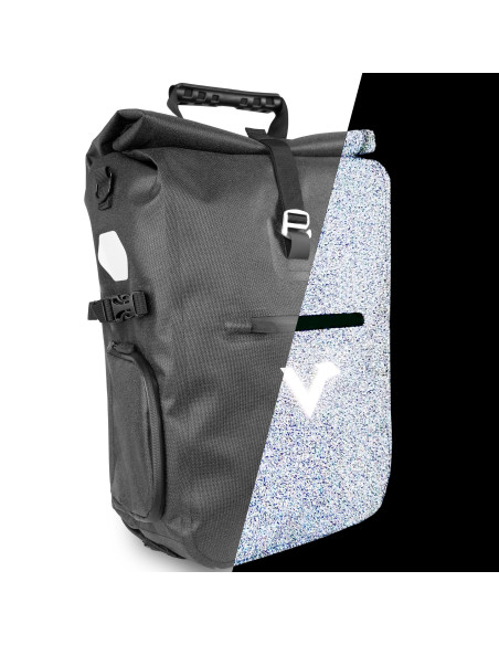 Valkental Sacoche de vélo ValkPro 3 en 1 25 L - 3 couleurs