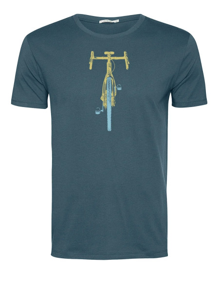 T'Shirt BIKE FRONT SPAMP blue stone