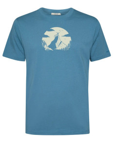 T-Shirt Bike NATURE CLOUDS RIDE tidal blue