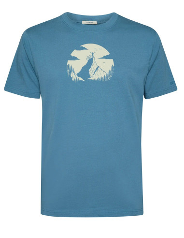 T-Shirt Bike NATURE CLOUDS RIDE tidal blue