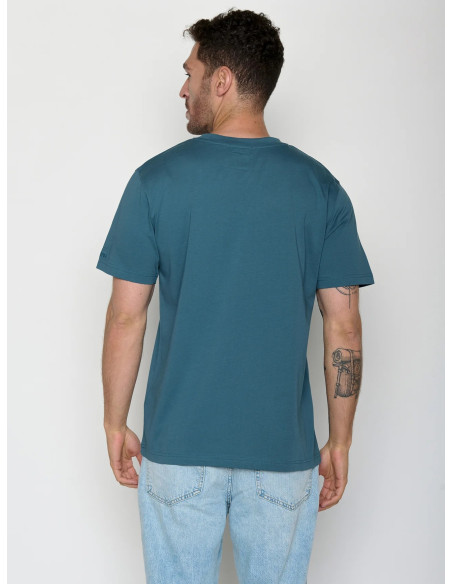 T-Shirt Bike NATURE CLOUDS RIDE tidal blue