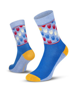 Le Patron Bicycle Socks GRAND TOUR jaune