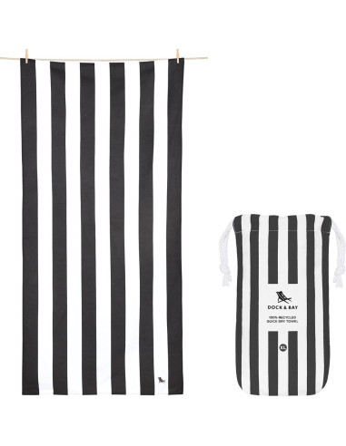 Reise-Towel kamari charcoal large (90 x 160 cm)