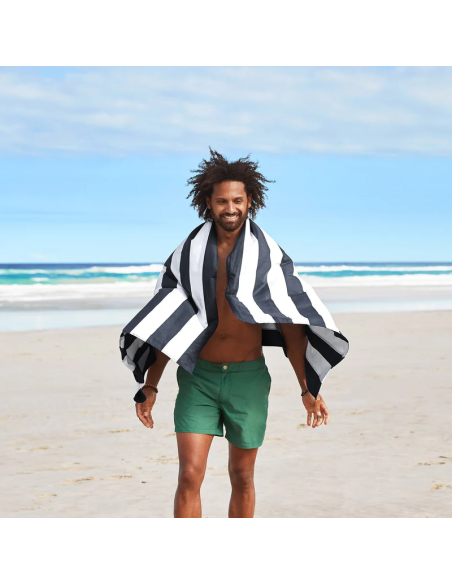 Reise-Towel kamari charcoal large (90 x 160 cm)