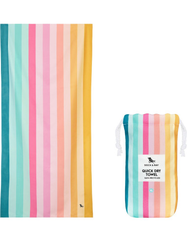 Towel de voyage coastal candy large (90 x 160 cm)