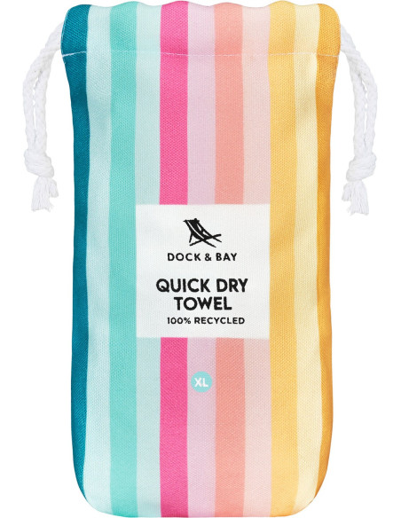 Towel de voyage coastal candy large (90 x 160 cm)